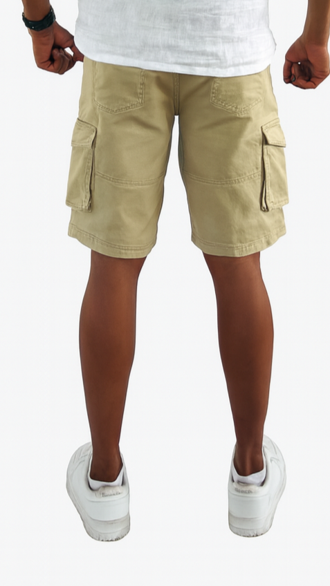 Men's Cargo short- Beige