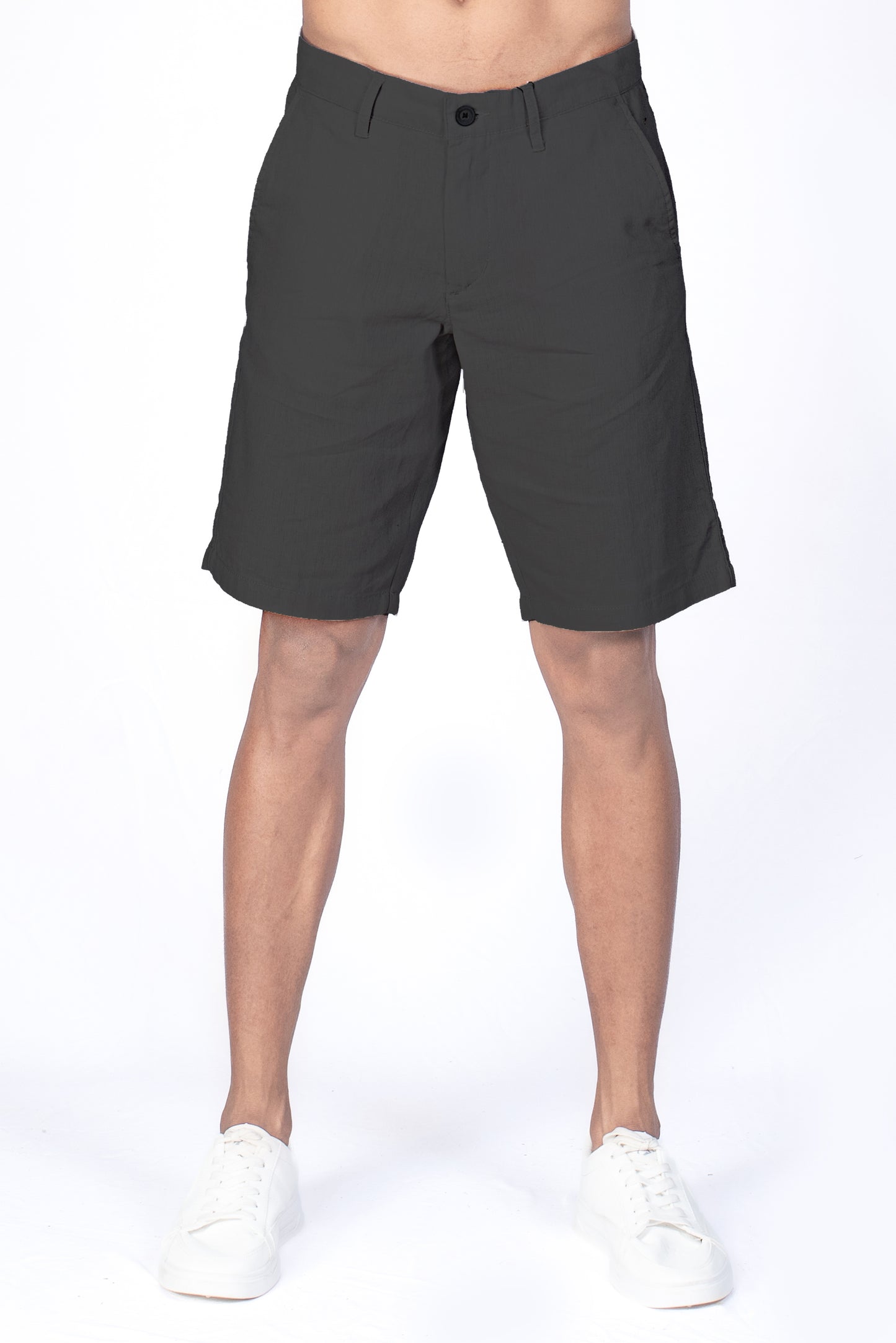 Men's Linen Short - Graphite Black