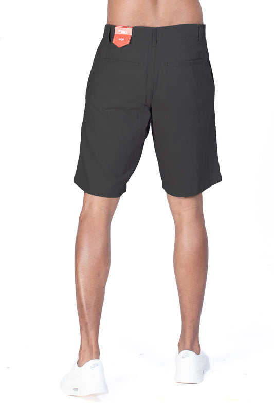 Men's Linen Short - Graphite Black