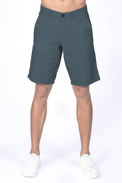 Men's Linen Short - Iron Grey