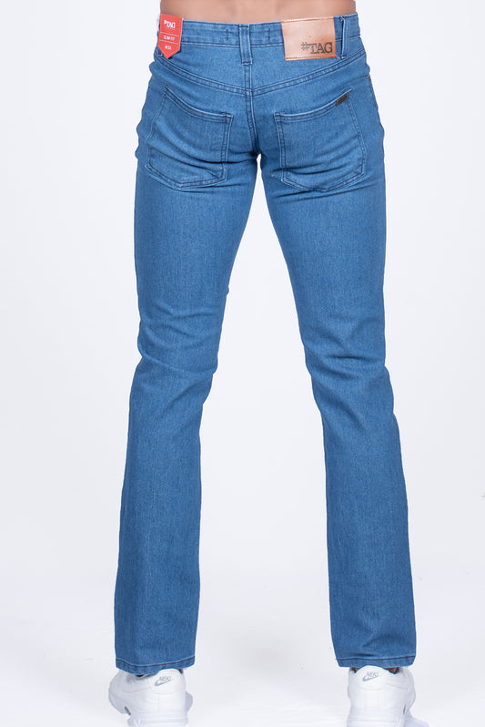 Men's Jeans - Mid Blue Wash