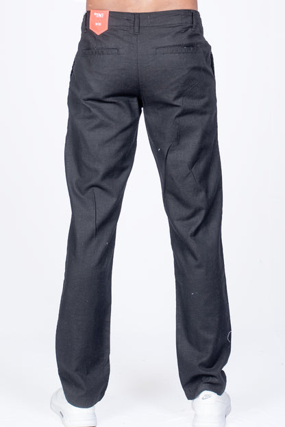 Men's Linen Pant - Jet Black