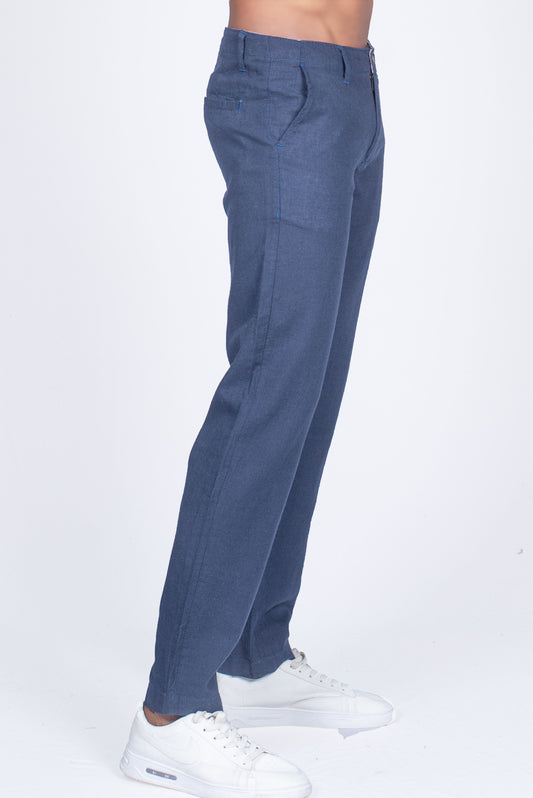 Men's Linen Pant - Midnight Blue