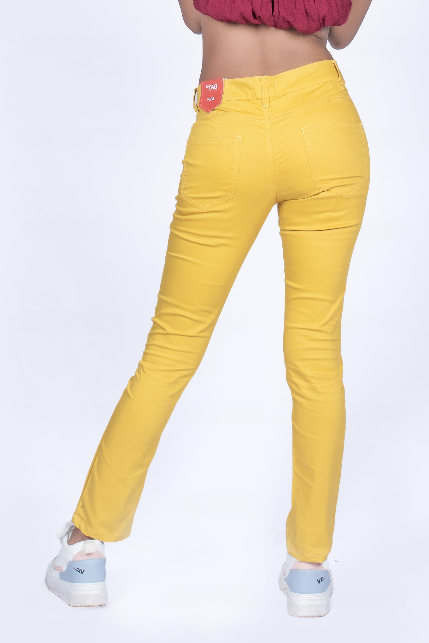 Ladies Chino Pant - Sunflower Yellow