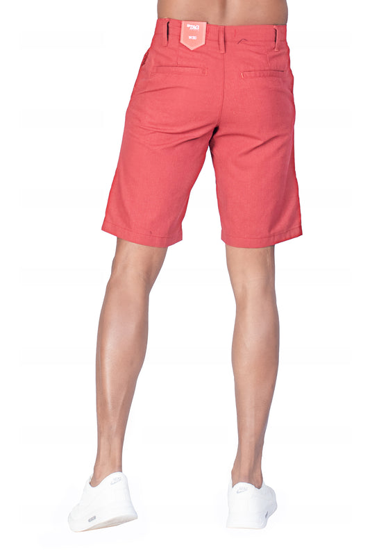 Men's Linen Short - Venetian Red