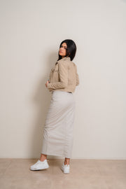 Twill Long Skirt