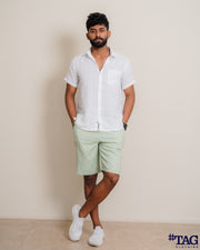 Infinity linen Short - Mint Green