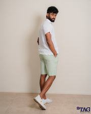 Infinity linen Short - Mint Green