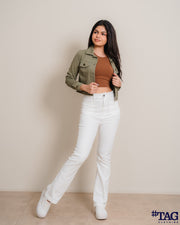 Ladies Twill Jacket - Olive