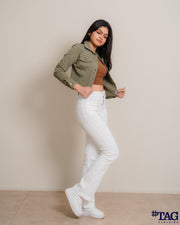 Ladies Twill Jacket - Olive