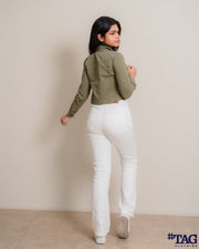 Ladies Twill Jacket - Olive