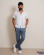 Men's Linen Pant - Navy