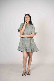 Adithi Dress - Mint Green