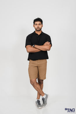 Men's Fishing Zipper Pocket short  - Brown