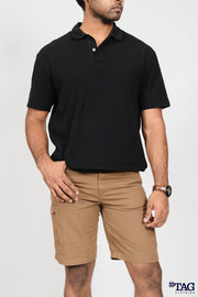 Men's Fishing Zipper Pocket short  - Brown