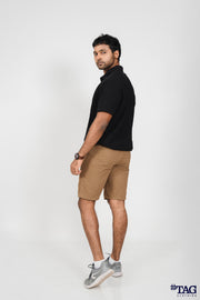 Men's Fishing Zipper Pocket short  - Brown