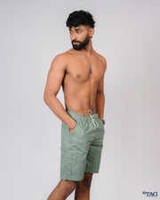 Tab Pocket Cargo short - Light Olive