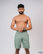Tab Pocket Cargo short - Light Olive