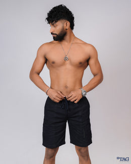 Tab Pocket Cargo short - Black