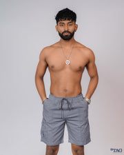 Tab Pocket Cargo short - Light Gray