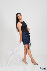 Vintage Mini cargo Skirt- Navy