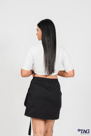 Vintage Mini Cargo Skirt- Black