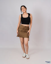 Amazon Mini Cargo Skirt - Brown