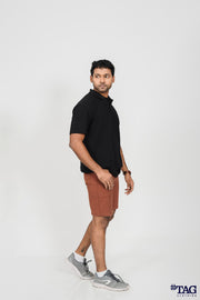 Basix Casual Short-Brick