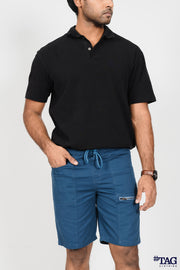 Men's Fishing Zipper pocket Short-Navy
