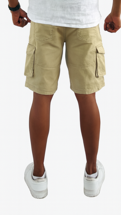 Men's Cargo short- Beige