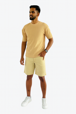 Men's Casual Short- Beige