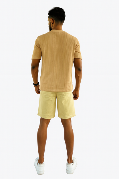 Men's Casual Short- Beige