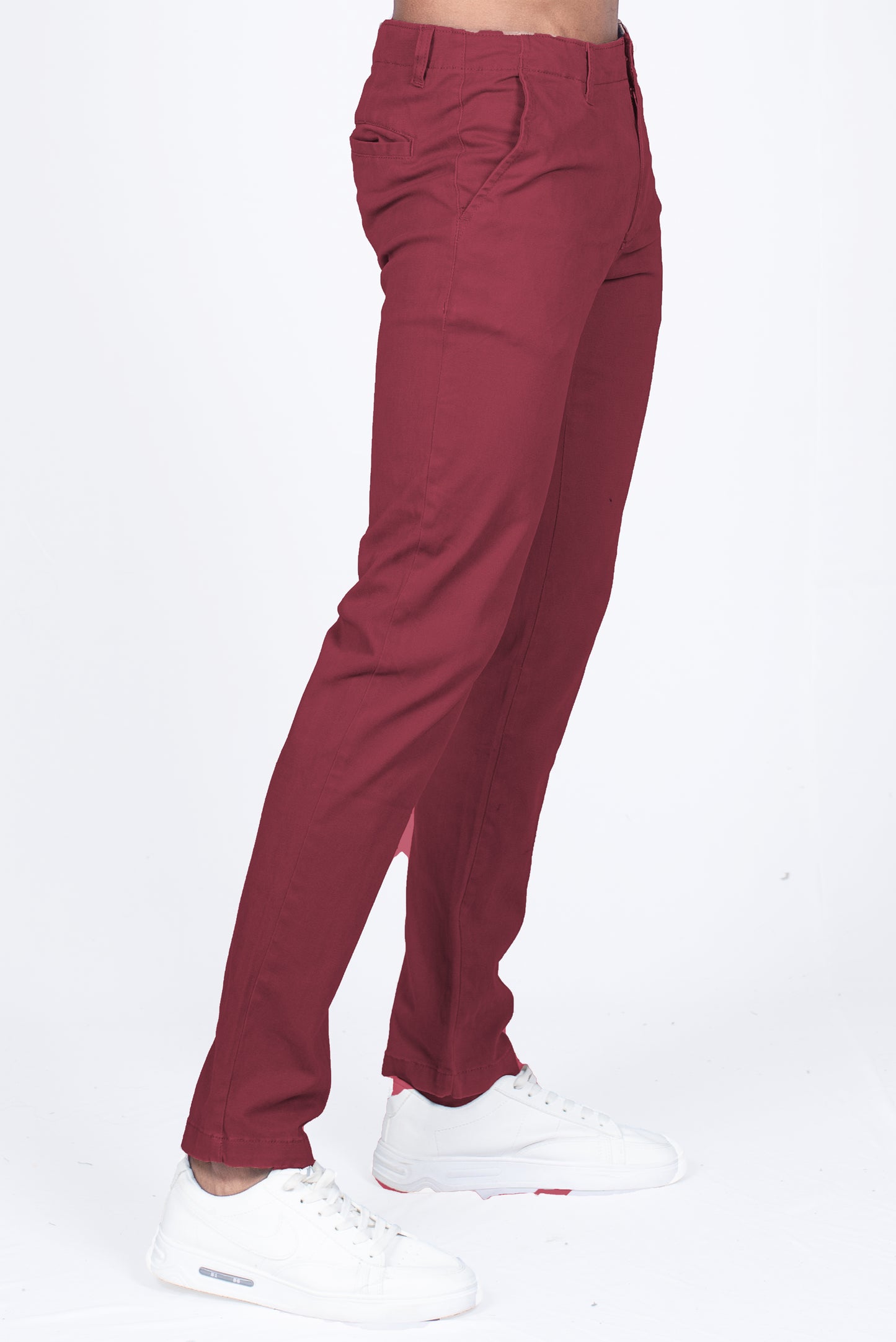 Men's Chino Pant - Burgundy