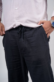 Men’s Black Linen Pants