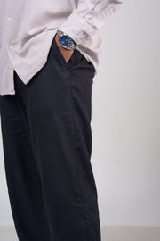 Men’s Black Linen Pants
