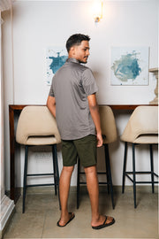 Men’s Tailored Casual Shorts – Olive
