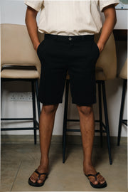 CH 410 Men’s Tailored Casual Shorts – Black