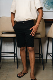 CH 410 Men’s Tailored Casual Shorts – Black