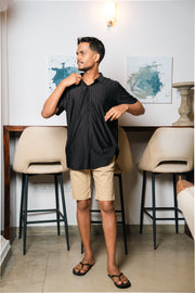 Men’s Tailored Casual Shorts – Beige