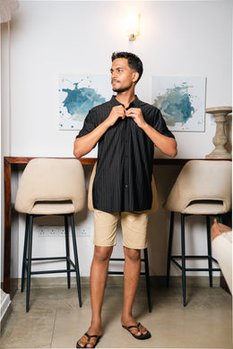 Men’s Tailored Casual Shorts – Beige