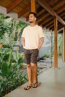 Men’s Tailored Casual Shorts – Dark Grey