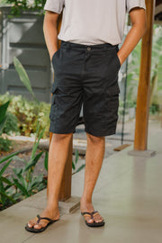 Men’s Multi-Pocket Cargo Shorts – Grey