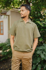 Men’s Multi-Pocket Cargo Shorts – Beige