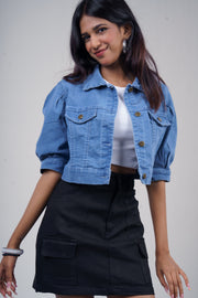 Wide-Leg Chambray Pants
