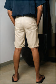 Men’s Linen Short – Beige
