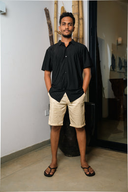 Men’s Linen Short – Tan
