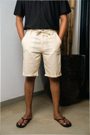 Men’s Linen Short – Tan