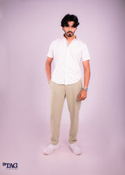 Men's Linen Pant- Light Olive