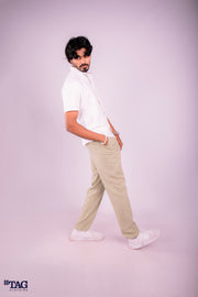 Men's Linen Pant- Light Olive