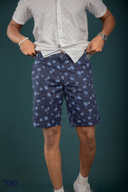 Men's Printed Short - Navy Coconut